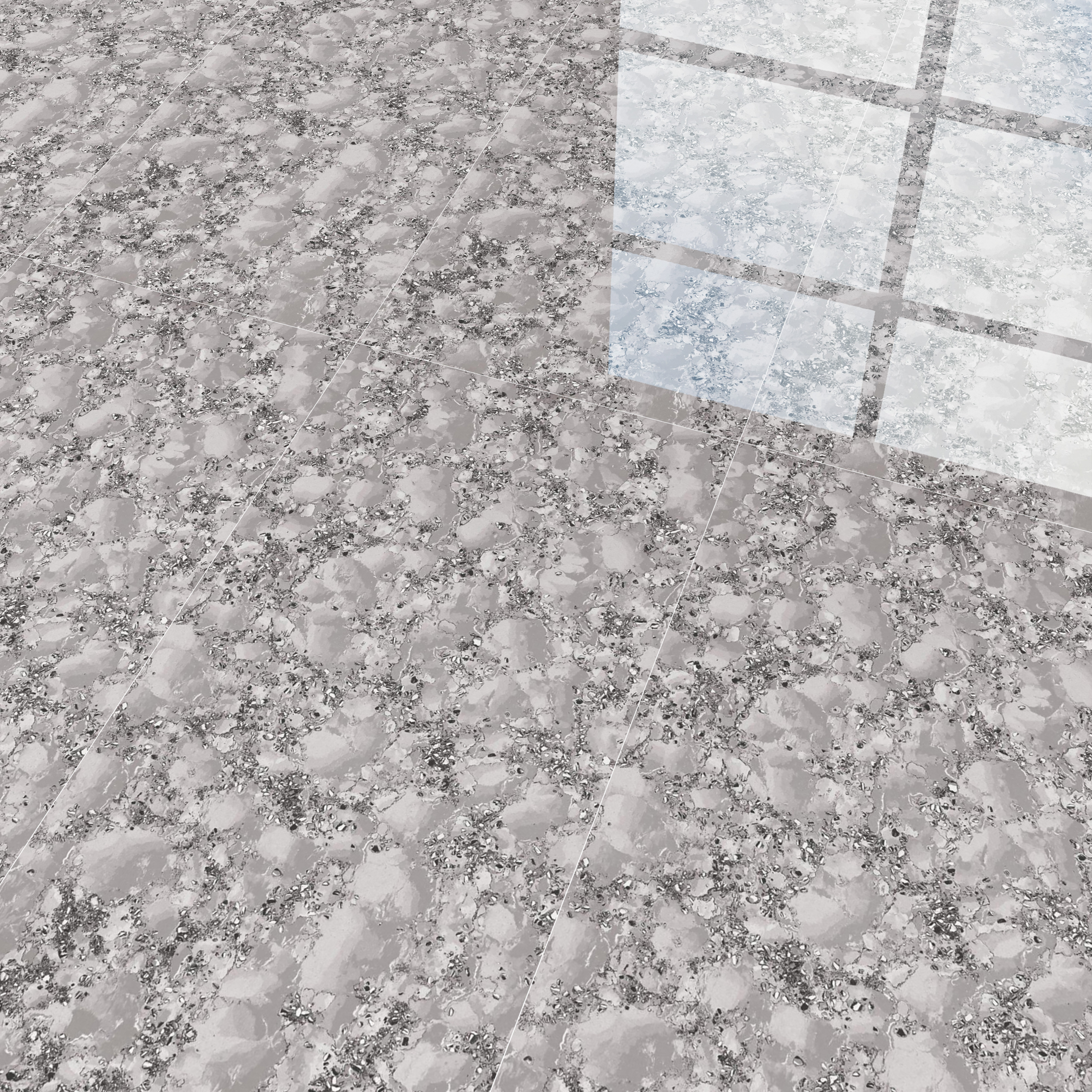 Marble Floor & Wall Double Charge Tile | TL 05558 Smoke Ash 4 ft x 2 ft Glossy Finish Vitrified Tile | Suitable For Living Room, Bedroom, Kitchen