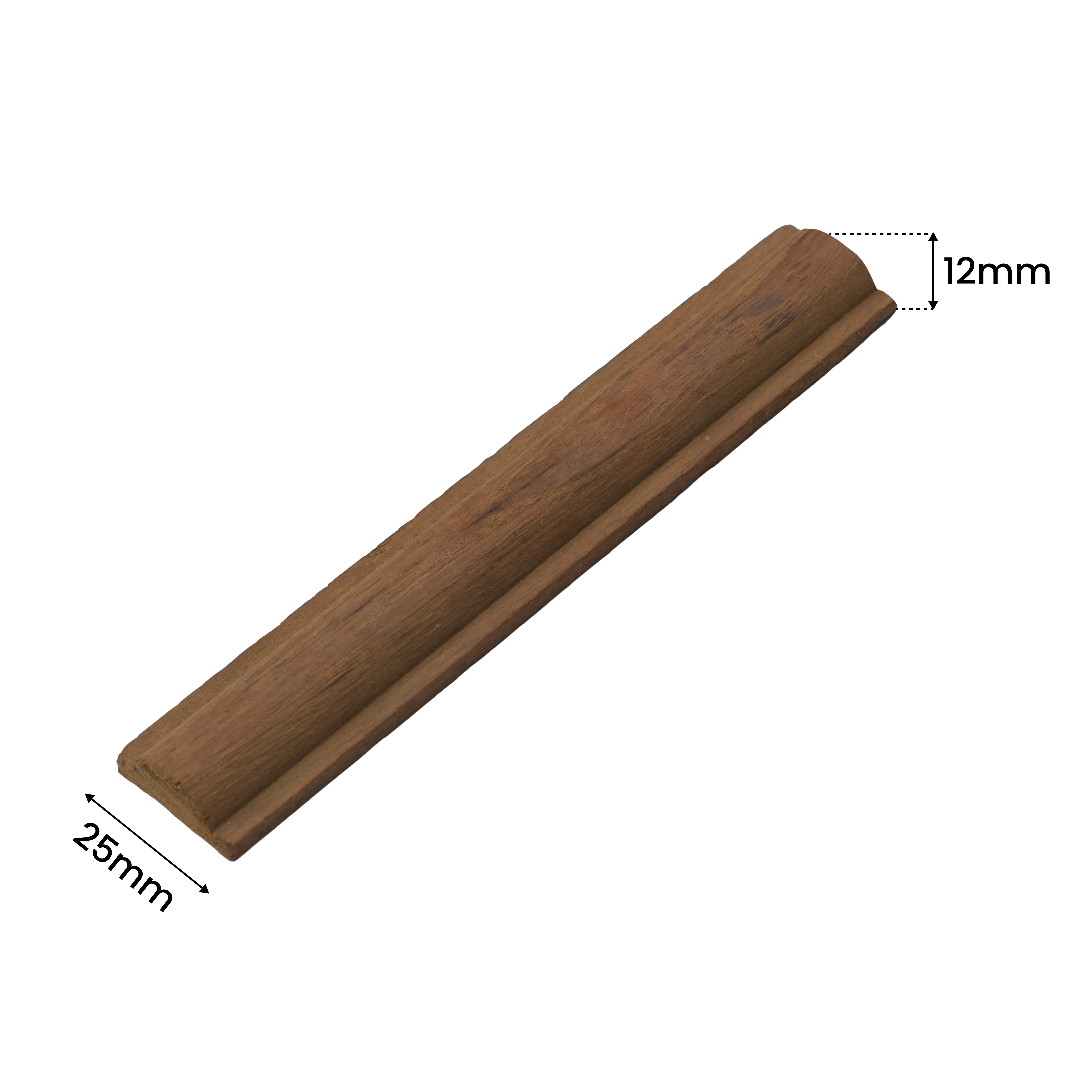 Ready to Install DIY Finished Beech Wood Paintable French Beading Granulux WP 00008 J | 25 x 12 mm | 1 Piece = 1 RFT | Nail & Adhesive Installation