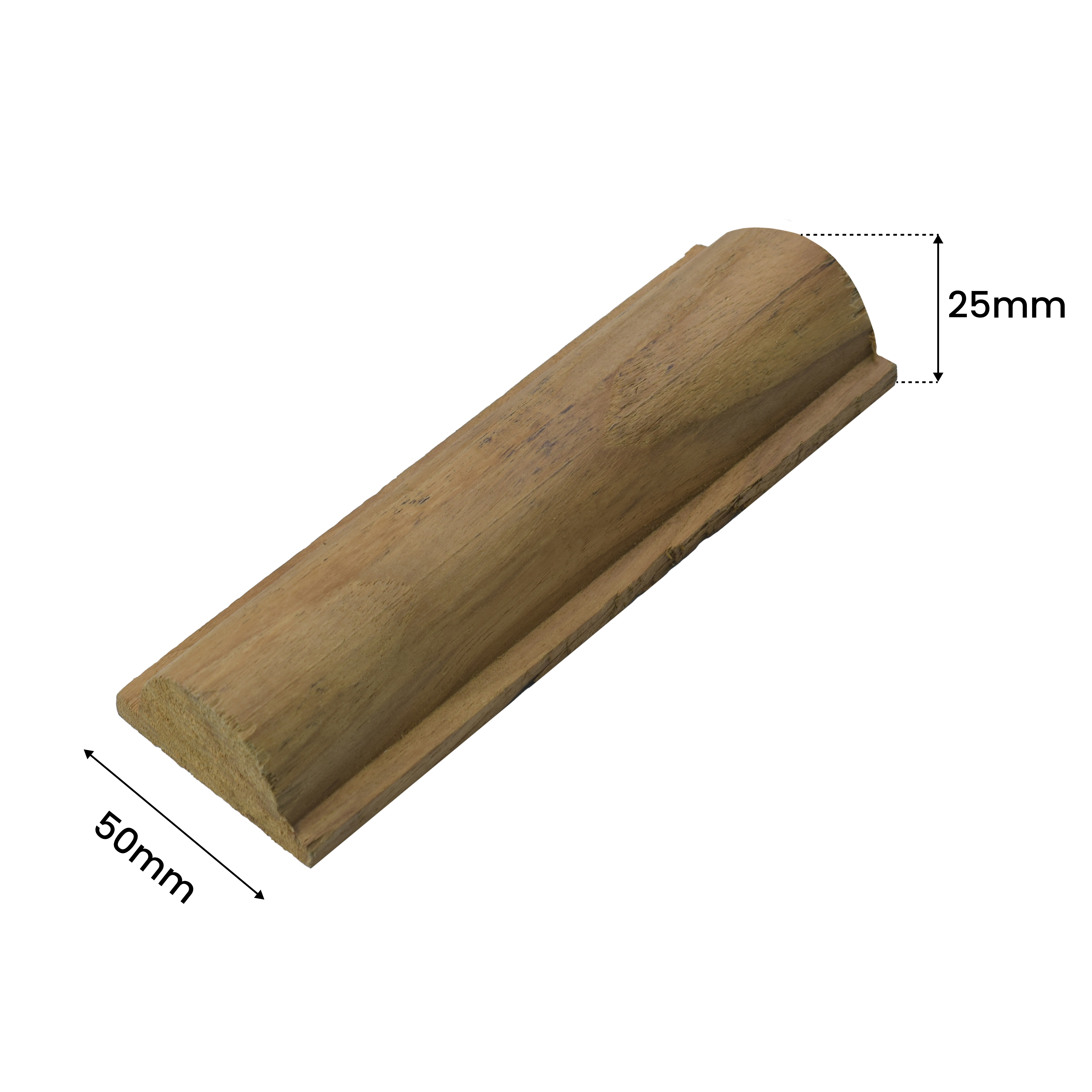 Ready to Install DIY Finished Beech Wood Paintable French Beading Granulux WP 00008 G | 50 x 25 mm | 1 Piece = 1 RFT | Nail & Adhesive Installation