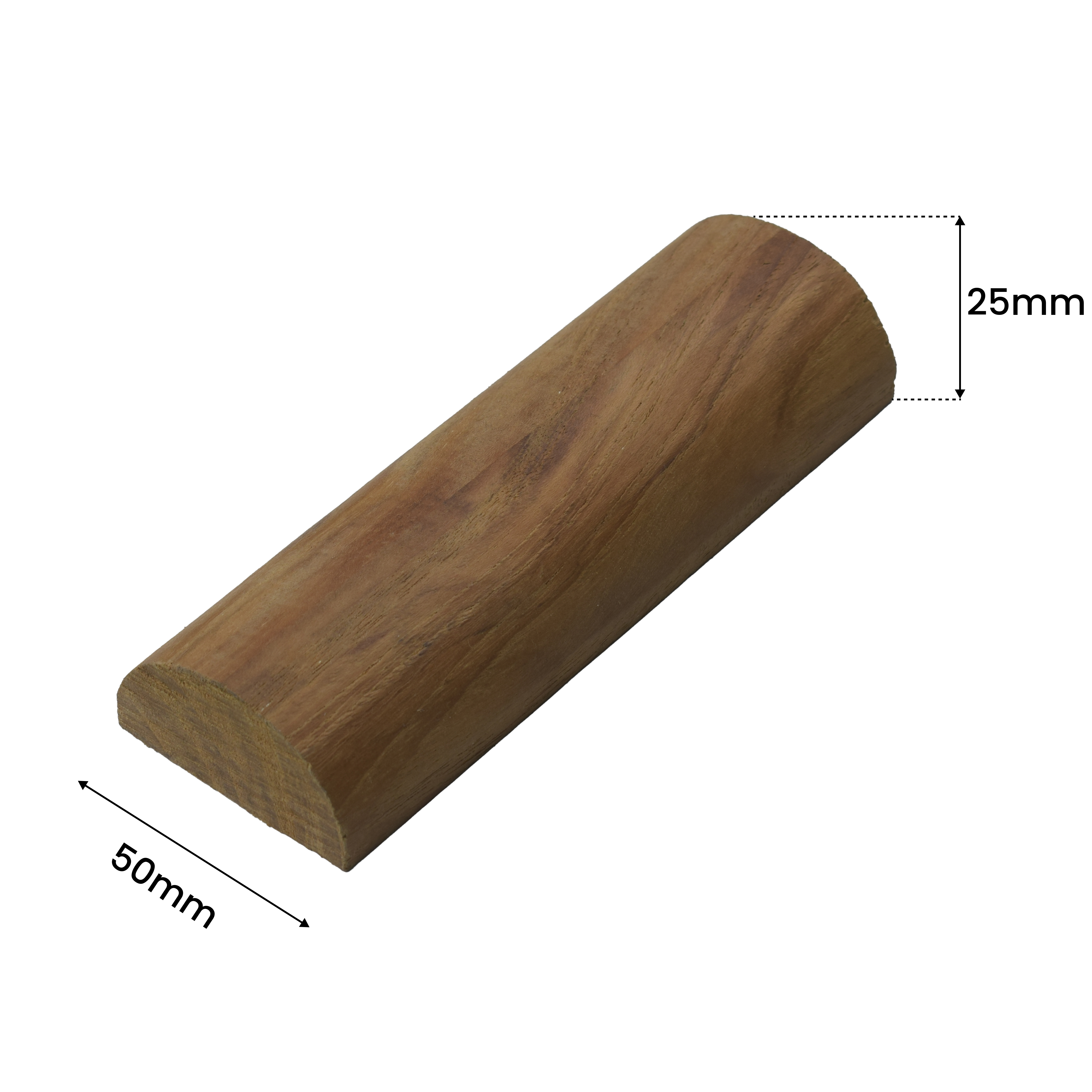 Ready to Install DIY Finished BB Grade Teak Wood Paintable French Beading Granulux WP 00009 | 50 x 25 mm | 1 Piece = 1 RFT | Nail & Adhesive Installation