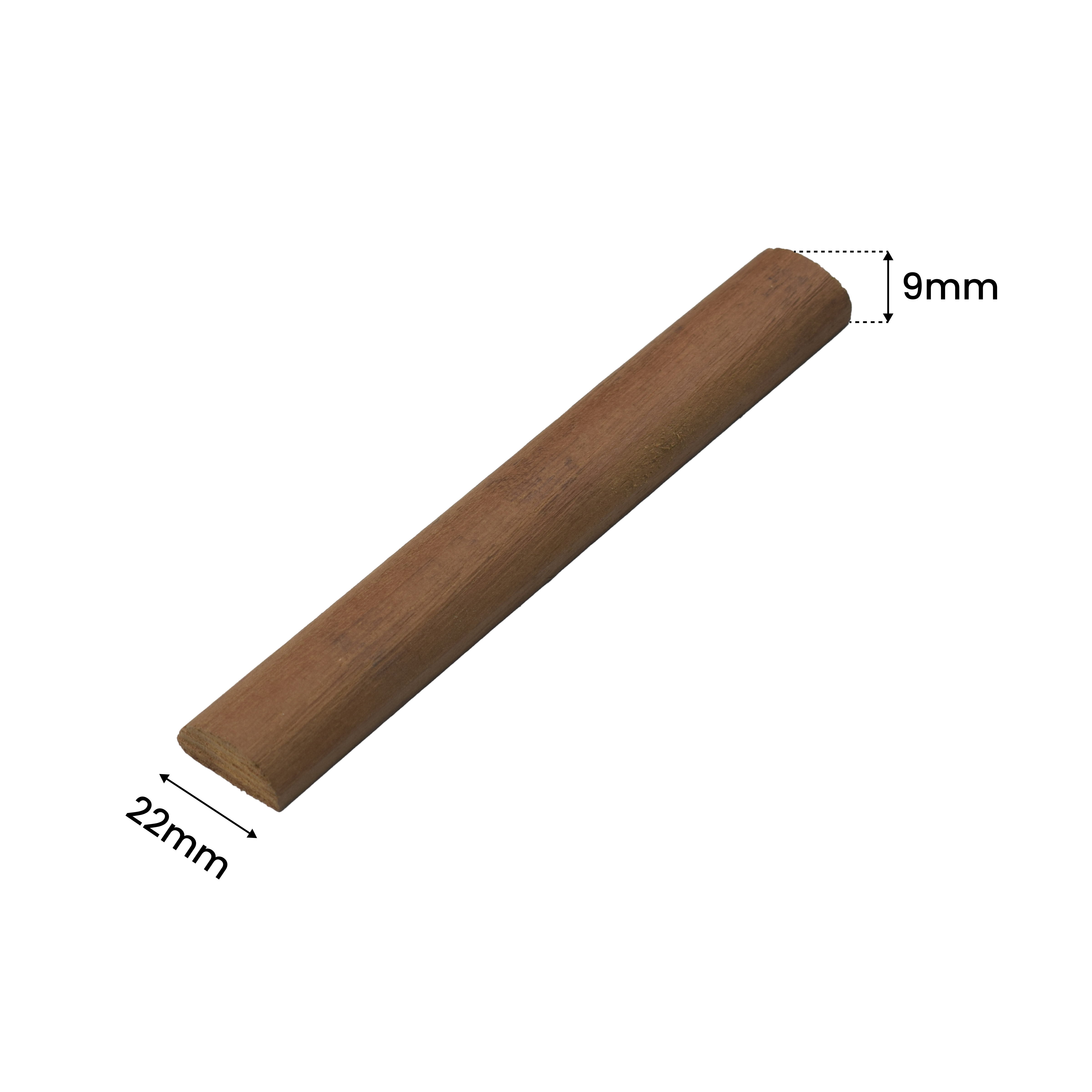 Ready to Install DIY Finished BB Grade Teak Wood Paintable French Beading Granulux WP 00009 F | 22 x 9 mm | 1 Piece = 1 RFT | Nail & Adhesive Installation