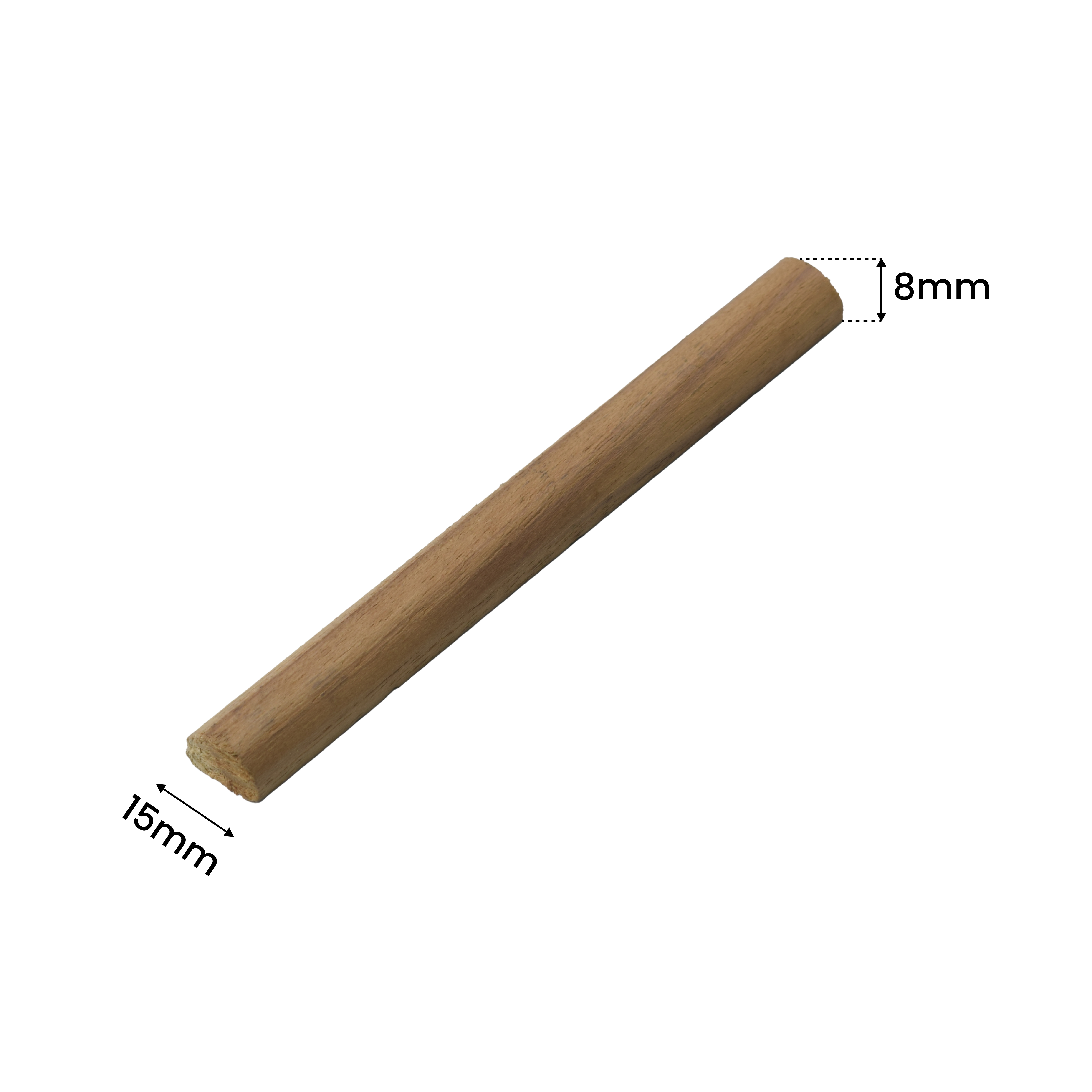 Ready to Install DIY Finished Beech Wood Paintable French Beading Granulux WP 00009 N | 15 x 8 mm | 1 Piece = 1 RFT | Nail & Adhesive Installation