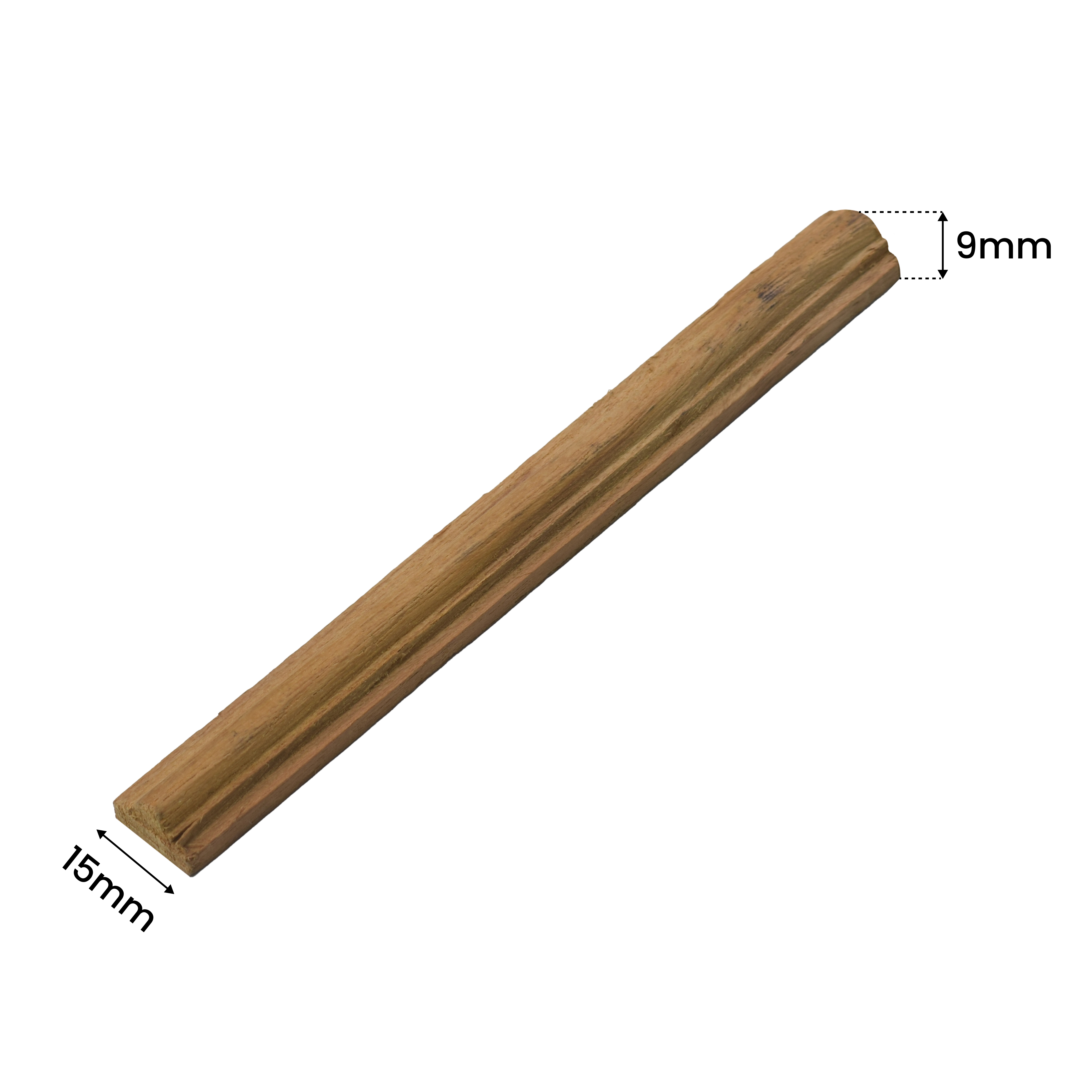 Ready to Install DIY Finished MDF Paintable French Beading Granulux WP 00007 R | 15 x 9 mm | 8 ft Length | Nail & Adhesive Installation