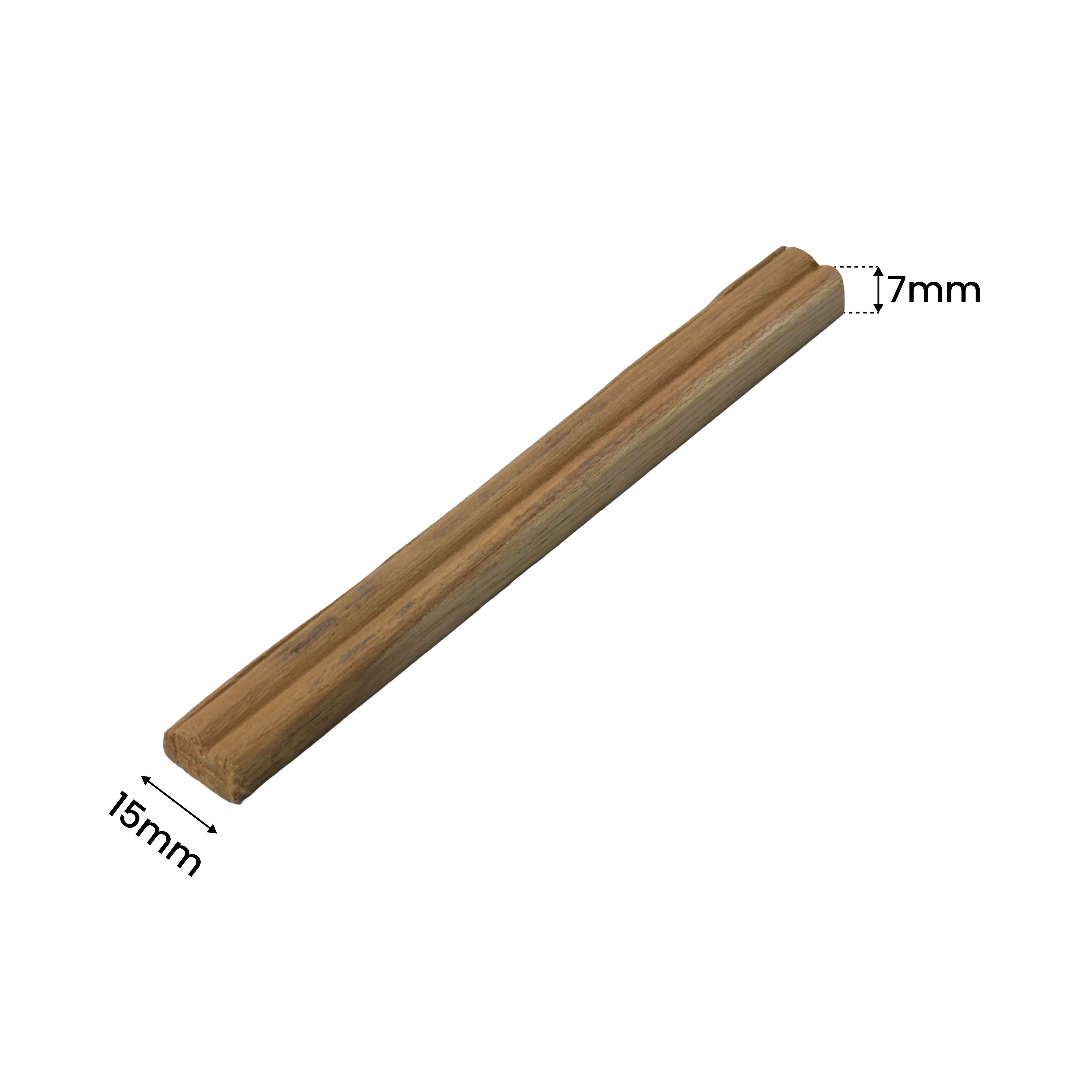 Ready to Install DIY Finished MDF Paintable French Beading Granulux WP 00010 I | 15 x 7 mm | 8 ft Length | Nail & Adhesive Installation