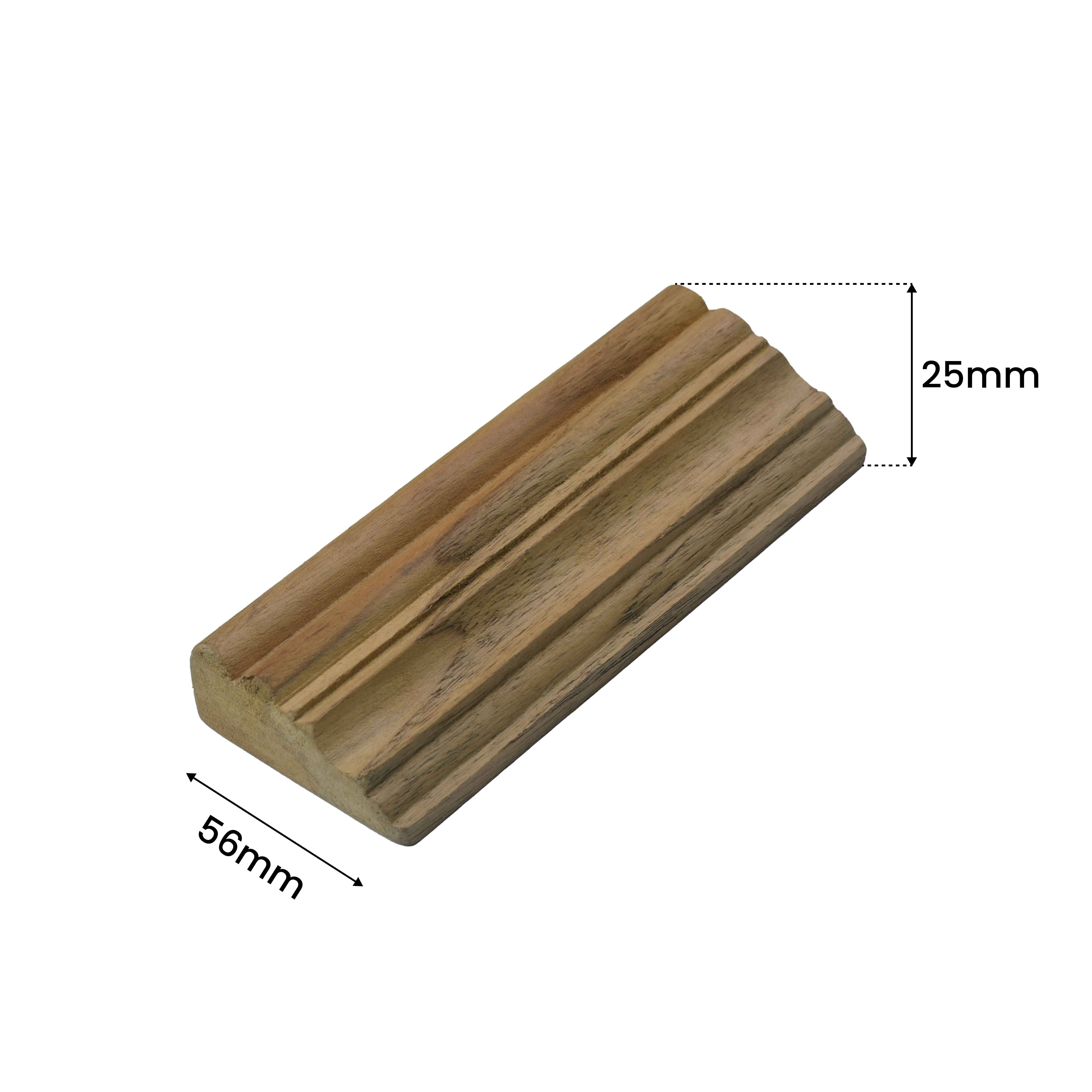 Ready to Install DIY Finished Beech Wood Paintable French Beading Granulux WP 00012 D | 56 x 25 mm | 1 Piece = 1 RFT | Nail & Adhesive Installation