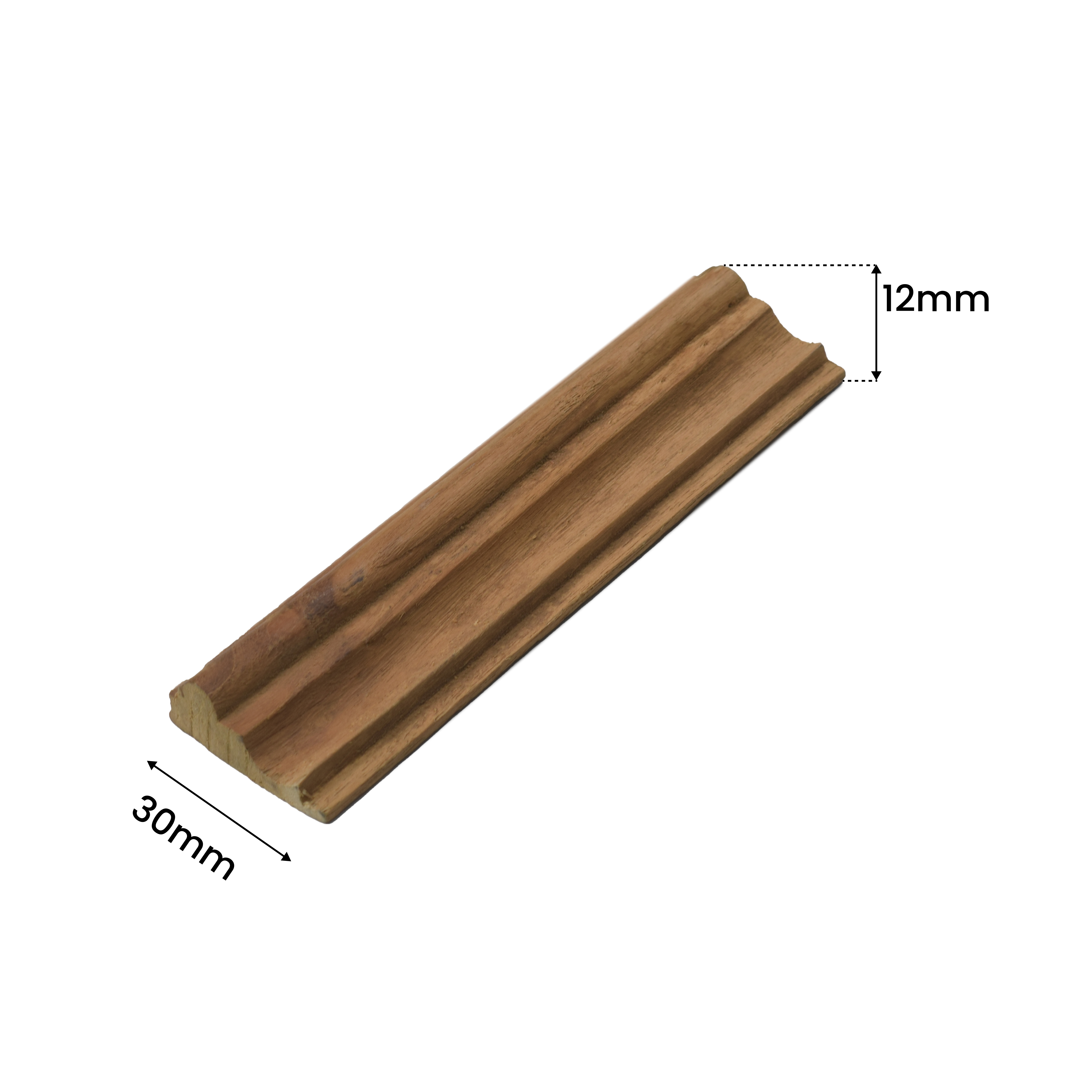 Ready to Install DIY Finished MDF Paintable French Beading Granulux WP 00016 G | 38 x 15 mm | 8 ft Length | Nail & Adhesive Installation
