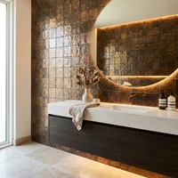 Handmade Metallic Tiles