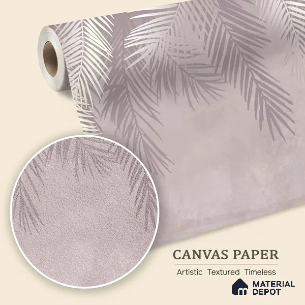 701622 - Hanging Tropical Leaves Wallpaper Design Indrani Series Canvas Tropical Design (Customised Size Wallpaper )