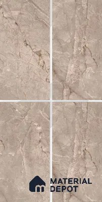 TL 02221 1 Harmony Brown 4 ft x 2 ft Carving Matte Finish Vitrified Tile - 9 mm (Random 3)