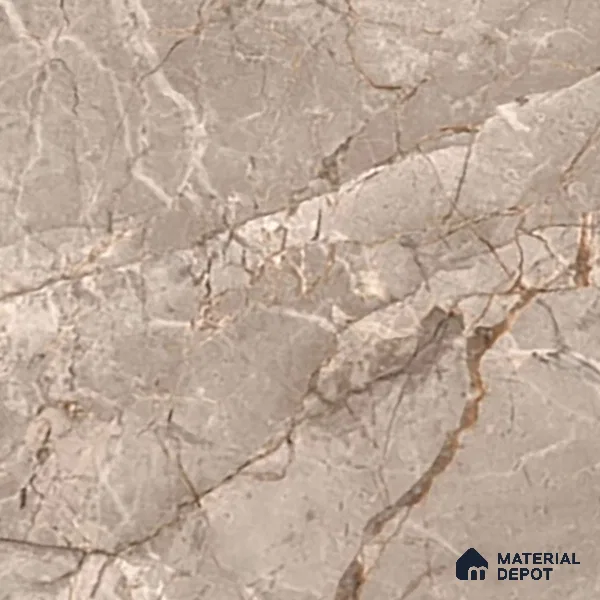 TL 02221 1 Harmony Brown 4 ft x 2 ft Carving Matte Finish Vitrified Tile - 9 mm (Random 3)
