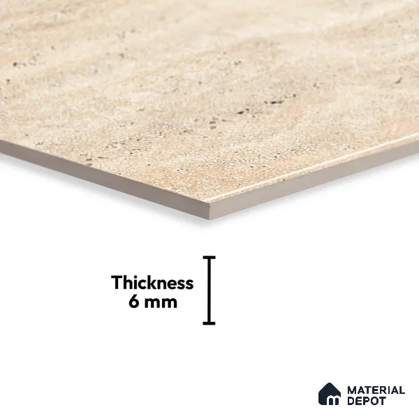 TL 01904 C Dessert Light 18 x 12 inch Glossy Finish Ceramic Wall Tile - 6 mm
