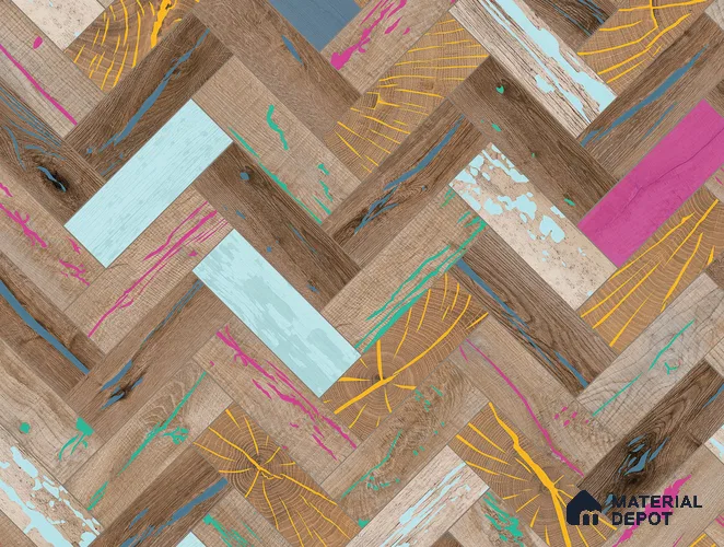 Wooden Look HD 7011 8 ft x 4 ft Texture Finish Decorative Laminate - 1.25 mm | Suitable for TV Unit, Wardrobe, Kitchen Cabinets