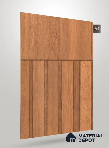 Wooden Look HD 7054 8 ft x 4 ft Texture Finish Decorative Laminate - 1.25 mm | Suitable for TV Unit, Wardrobe, Kitchen Cabinets