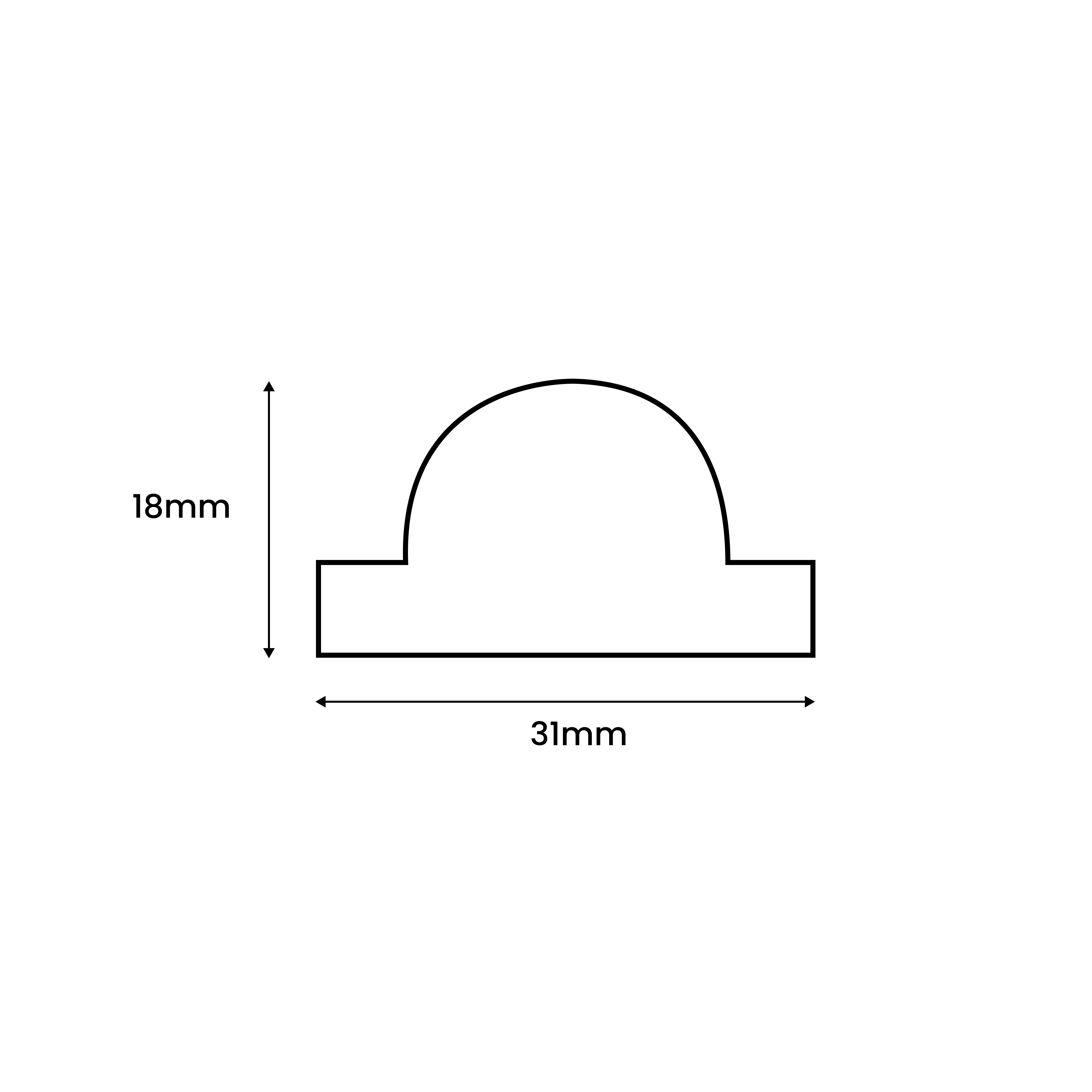 DIY Unfinished HDHMR Designer Paintable Wainscot French Wall Moulding Greenova PM 00301 | 8 ft x 38 mm x 18 mm | Nail & Adhesive Installation