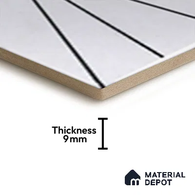 Hexagonal Wall Tile TL 05101 Geome Fellow Ray 12 x 10 inch Vitrified Matte Finish - 9 mm | Suitable for Living Room, Bedroom, Bathroom, Kitchen & Balcony