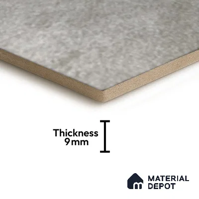 Hexagonal Wall Tile TL 05103 Geome Fellow Touch Gray 12 x 10 inch Vitrified Matte Finish - 9 mm | Suitable for Living Room, Bedroom, Bathroom, Kitchen & Balcony (Sample)