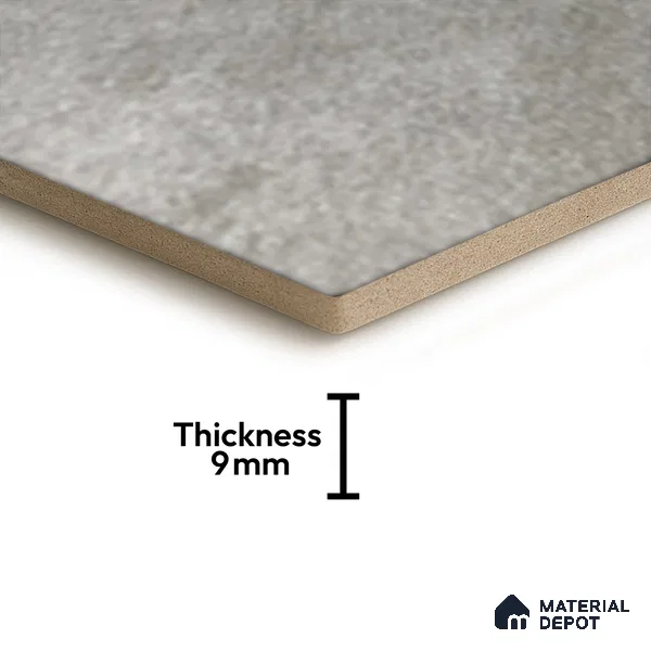 Hexagonal Wall Tile TL 05103 Geome Fellow Touch Gray 12 x 10 inch Vitrified Matte Finish - 9 mm | Suitable for Living Room, Bedroom, Bathroom, Kitchen & Balcony (Sample)