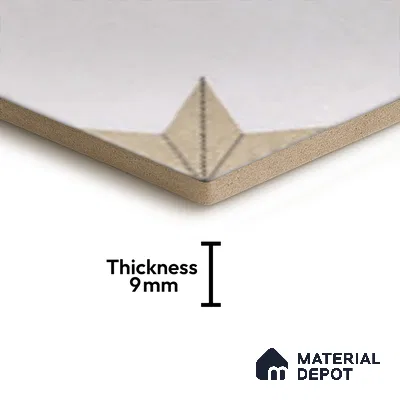 Hexagonal Wall Tile TL 05104 Geome Fellow Tristar 12 x 10 inch Vitrified Matte Finish - 9 mm | Suitable for Living Room, Bedroom, Bathroom, Kitchen & Balcony (Sample)
