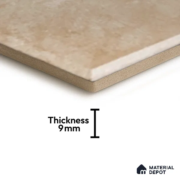 Hexagonal Wall Tile TL 05105 C Geome Framery Flora 12 x 10 inch Vitrified Matte Finish - 9 mm | Suitable for Living Room, Bedroom, Bathroom, Kitchen & Balcony (Sample)