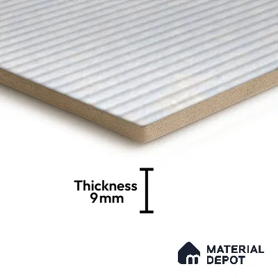 Hexagonal Wall Tile TL 05108 Geome Lineout Algae Light 12 x 10 inch Vitrified Matte Finish - 9 mm | Suitable for Living Room, Bedroom, Bathroom, Kitchen & Balcony (Sample)