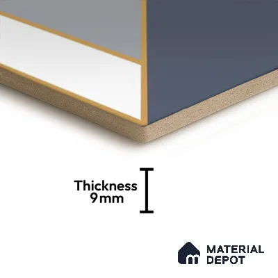 Hexagonal Wall Tile TL 05656 Matrix Twilight Glam 6 x 6 inch Ceramic Matte Finish - 9 mm | 4 Random Faces | Suitable for Living Room, Bathroom, Kitchen & Backsplash