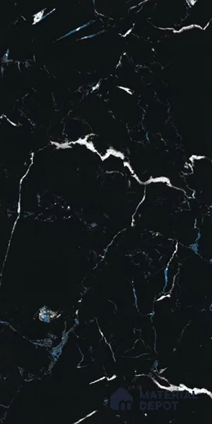 Marble Look Wall & Floor Tile TL 09509 | High Gloss Finish 4 ft x 2 ft Vitrified Tile - 9 mm | Suitable For Kitchen, Bathroom, Bedroom & Office