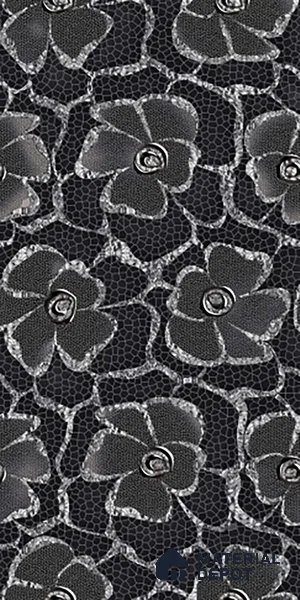 Floral Wall Tile TL 09508 C | High Gloss Finish 4 ft x 2 ft Vitrified Tile - 9 mm | Suitable for Bathroom, Accent/Feature Wall, Foyer