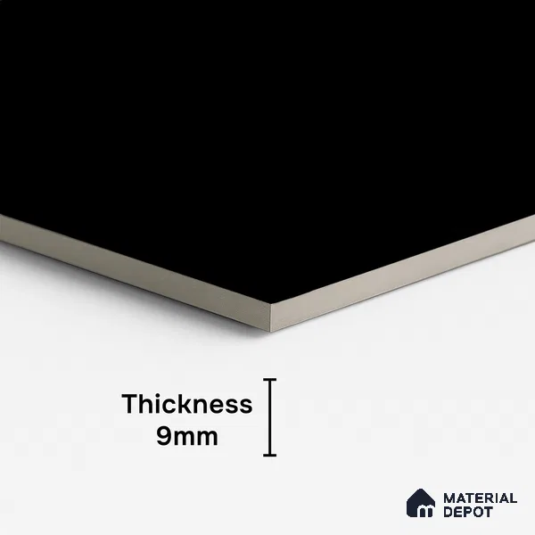 Plain Look Wall & Floor Tile TL 08915 | High Gloss Finish 4 ft x 2 ft Vitrified Tile - 9 mm | Suitable For Kitchen, Bathroom, Bedroom & Office