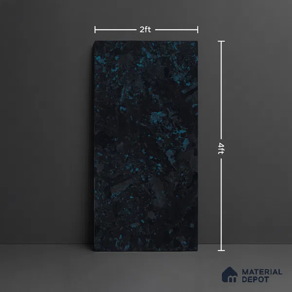 Stone Look Wall & Floor Tile TL 08907 | High Gloss Finish 4 ft x 2 ft Vitrified Tile - 9 mm | Suitable For Kitchen, Bathroom, Bedroom & Office