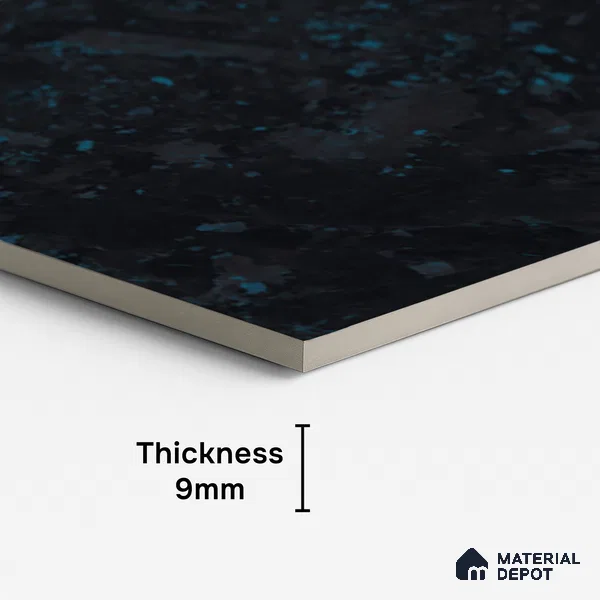 Stone Look Wall & Floor Tile TL 08907 | High Gloss Finish 4 ft x 2 ft Vitrified Tile - 9 mm | Suitable For Kitchen, Bathroom, Bedroom & Office