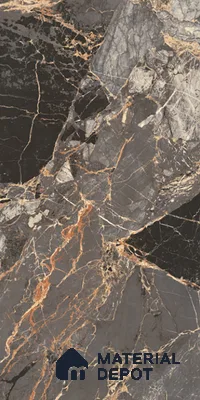 Marble Look Wall & Floor Tile TL 08909 | High Gloss Finish 4 ft x 2 ft Vitrified Tile - 9 mm | Suitable For Kitchen, Bathroom, Bedroom & Office