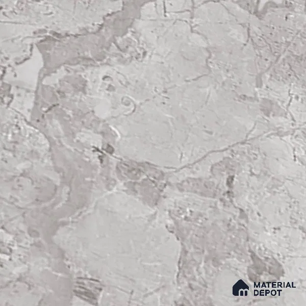 Marble Wall Tile TL 02421 B Dark Silver 18 x 12 inch Glossy Finish Ceramic Tile - 7 mm