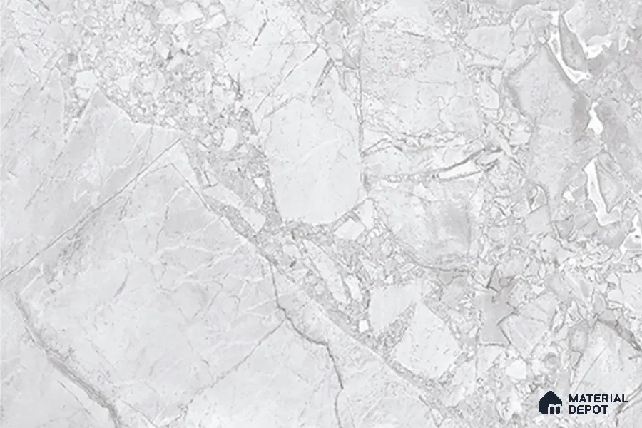 TL 02424 D Dark Grey 18 x 12 inch Glossy Finish Ceramic Wall Tile - 7 mm