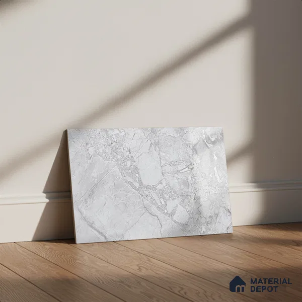TL 02424 D Dark Grey 18 x 12 inch Glossy Finish Ceramic Wall Tile - 7 mm