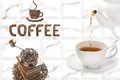 TL 02431 B Highlighter 2 Ice White & Coffee 18 x 12 inch Glossy Finish Ceramic Wall Tile - 7 mm | Image 01