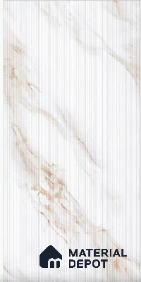 Punch Marble Wall Tile TL 10417  Royal Vega Statuario Decor 4 ft x 2 ft Vitrified Matte Finish - 9 mm | Highlighter Suitable for Living Room, Bedroom, Bathroom