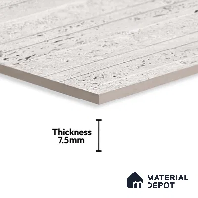 Stone Wall Tile TL 06006 Linear Limestone 2 ft x 1 ft Glue Matte Finish Ceramic Tile - 7.5 mm | Suitable For Kitchen, Bathroom & Balcony