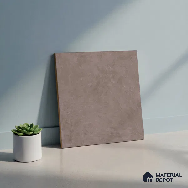 Stone Matching Floor Tile TL 05466 B Lustra Mailo Taupe 1 ft x 1 ft Ceramic Antiskid Matte Finish - 9 mm | Suitable for Bathroom, Kitchen