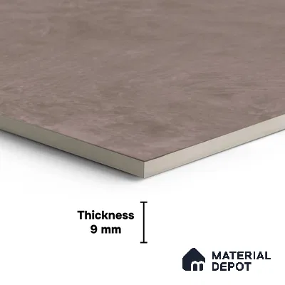 Stone Matching Floor Tile TL 05466 B Lustra Mailo Taupe 1 ft x 1 ft Ceramic Antiskid Matte Finish - 9 mm | Suitable for Bathroom, Kitchen