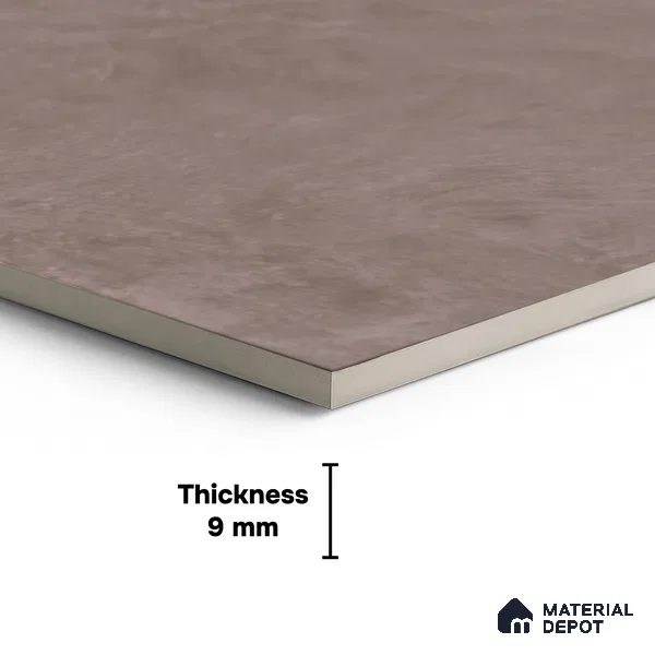 Stone Matching Floor Tile TL 05466 B Lustra Mailo Taupe 1 ft x 1 ft Ceramic Antiskid Matte Finish - 9 mm | Suitable for Bathroom, Kitchen