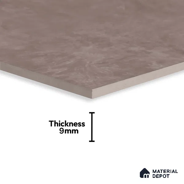 Stone Wall Tile TL 05466 E Mailo Taupe 2 ft x 1 ft Ceramic Glossy Finish - 9 mm | Suitable for Bathroom, Kitchen