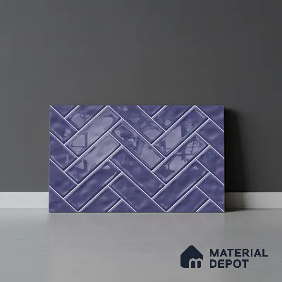 Budget Friendly Faux Subway Wall Tile Value For Money TL 00623 B  18 x 12 inch - Ceramic Glossy Finish -6 mm | Suitable for Kitchen & Bathroom