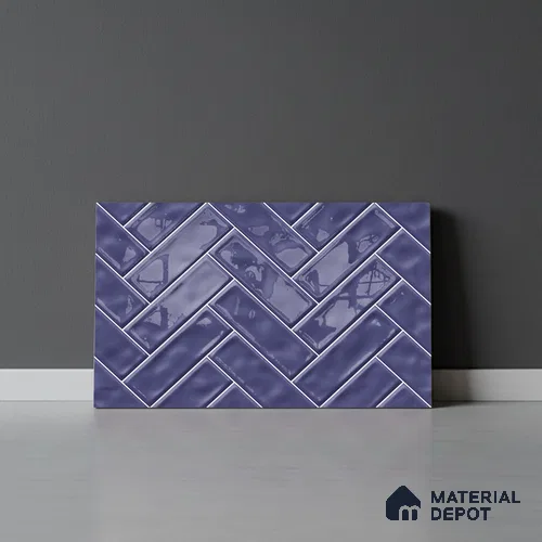Budget Friendly Faux Subway Wall Tile Value For Money TL 00623 B  18 x 12 inch - Ceramic Glossy Finish -6 mm | Suitable for Kitchen & Bathroom