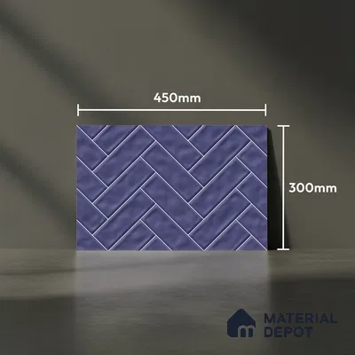 Budget Friendly Faux Subway Wall Tile Value For Money TL 00623 B  18 x 12 inch - Ceramic Glossy Finish -6 mm | Suitable for Kitchen & Bathroom