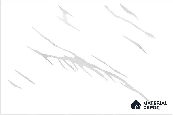 TL 01830 Ice White 18 x 12 inch Glossy Finish Digital Ceramic Wall Tile - 7 mm