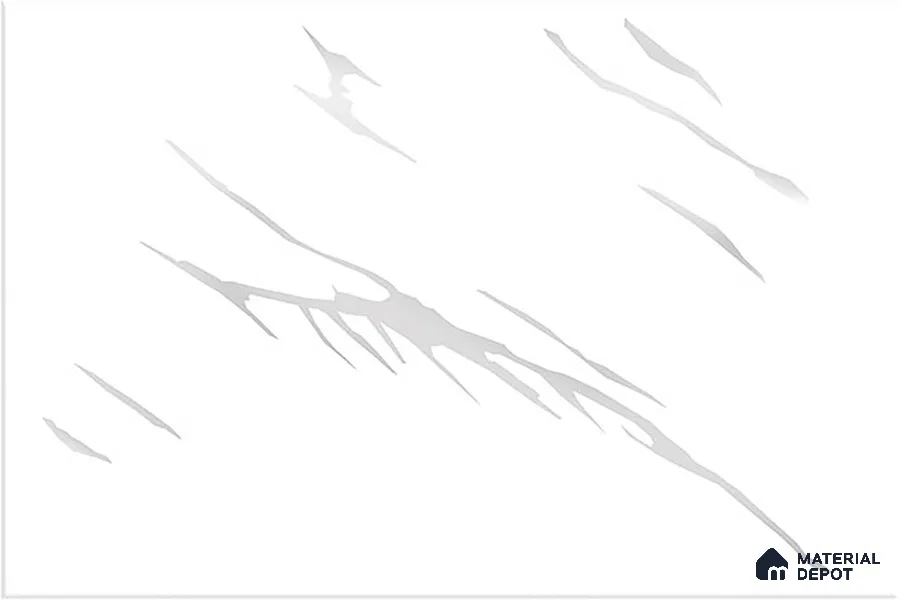 TL 01830 Ice White 18 x 12 inch Glossy Finish Digital Ceramic Wall Tile - 7 mm