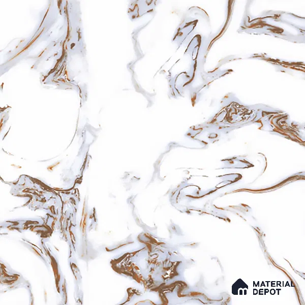 TL 02928 Ice White 2 ft x 2 ft Glossy Finish Vitrified Floor & Wall Tile - 9.5 mm
