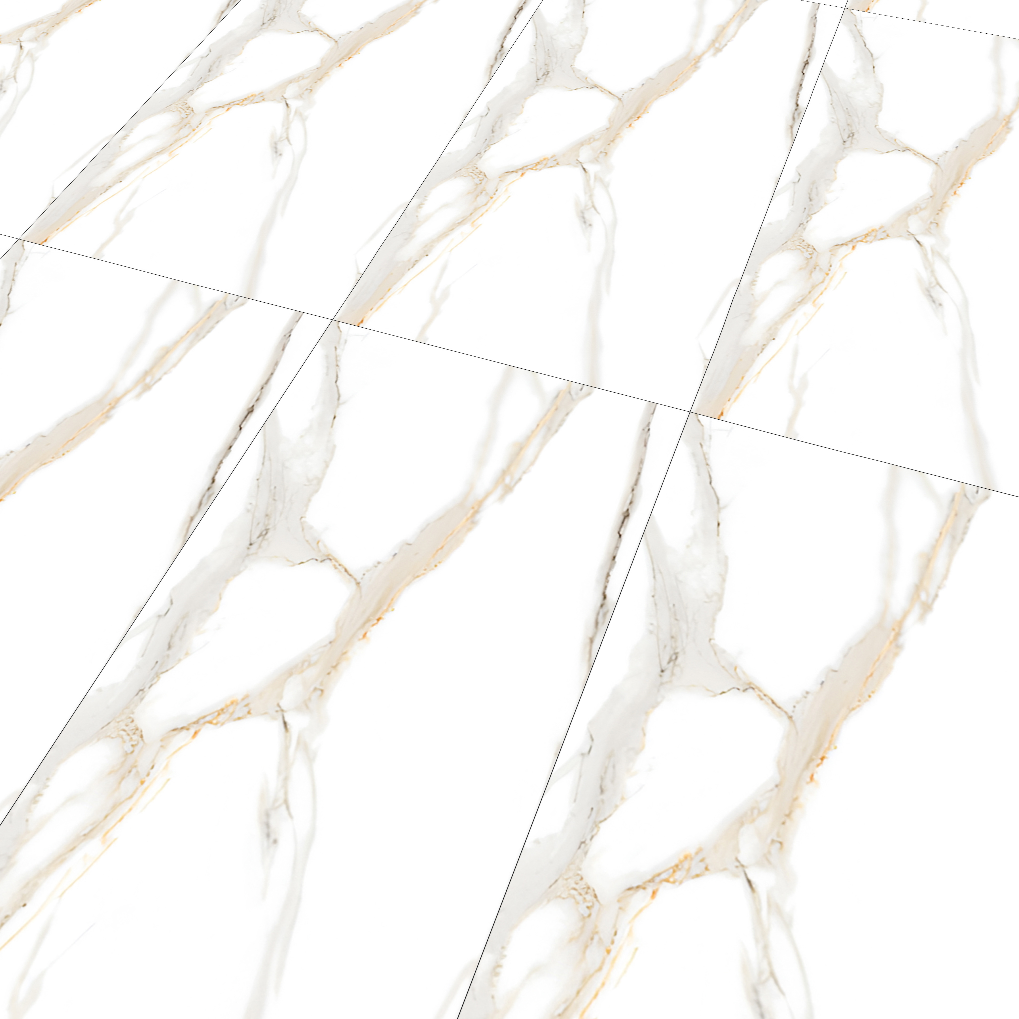 Marble Floor & Wall Tile | TL 01072 Ice White | 4 ft x 2 ft Matte Finish Vitrified Tile - 9 mm | Suitable For Living Room, Bedroom, Dining Area