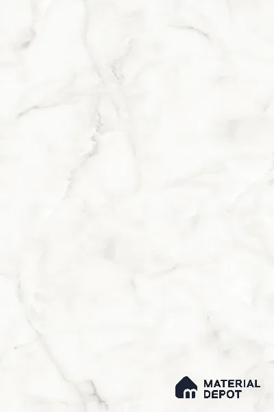 TL 02947 Ice White 6 ft x 4 ft Glossy Finish Endless Vitrified Wall & Floor Tile - 9 mm | Adhesive and Spacers Must be Used During Installation