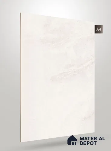 White Marble Look IG 1776 8 ft x 4 ft Texture Finish Decorative Laminate - 1.25 mm | Suitable for TV Unit, Wardrobe, Kitchen Cabinets